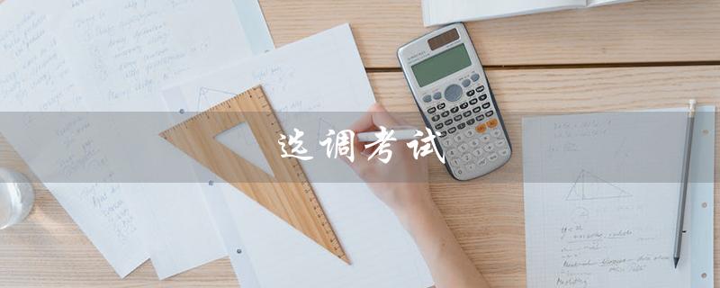 选调考试（选调考试内容是什么）