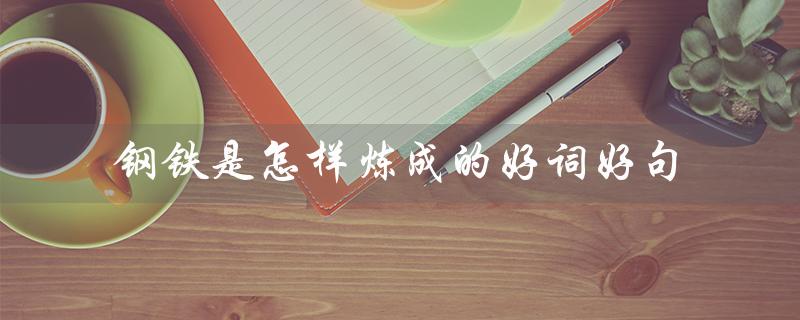 钢铁是怎样炼成的好词好句（钢铁炼成的过程如何）